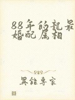 88年的龙最佳婚配属相