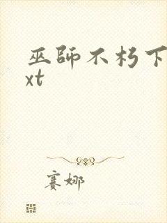 巫师不朽下载txt