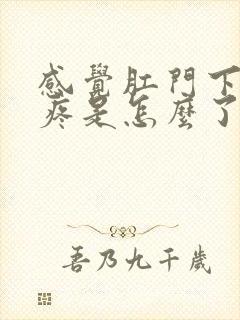 感觉肛门下坠胀疼是怎么了