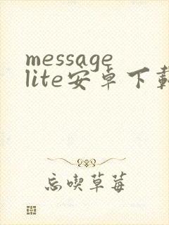 messagelite安卓下载
