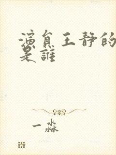 演员王静的丈夫是谁封面