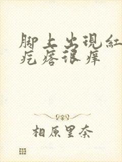 脚上出现红色的疙瘩很痒封面