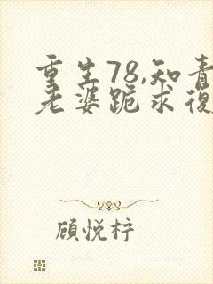 重生78,知青老婆跪求复婚