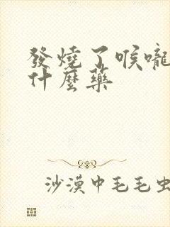 发烧了喉咙疼吃什么药封面