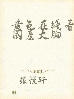 黄色在线看免费国产大胸