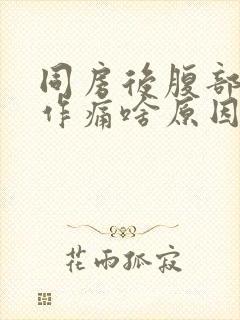 同房后腹部隐隐作痛啥原因封面