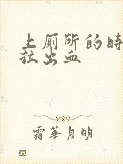 上厕所的时候会拉出血封面