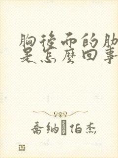 胸后面的肋骨疼是怎么回事封面