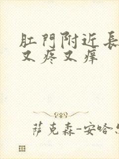 肛门附近长疙瘩又疼又痒