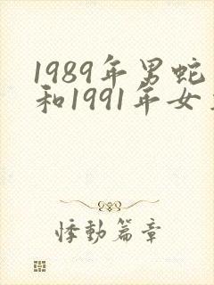 1989年男蛇和1991年女羊婚配如何封面