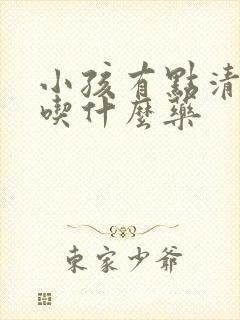 小孩有点清鼻涕吃什么药