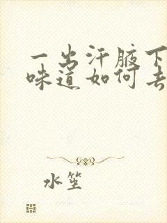 一出汗腋下就有味道如何去除封面