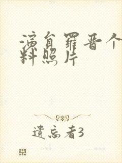 演员罗晋个人资料照片封面