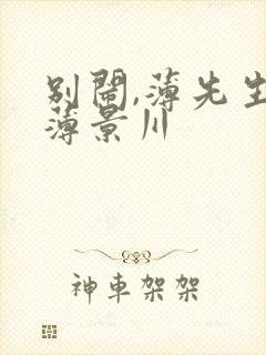 别闹,薄先生 薄景川