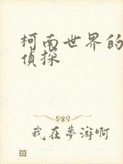 柯南世界的黑手侦探