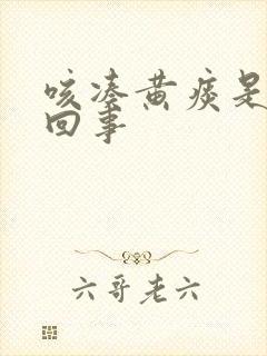 咳凑黄痰是怎么回事