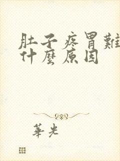 肚子疼胃难受是什么原因