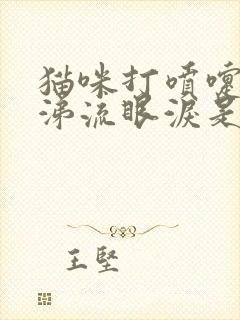 猫咪打喷嚏流鼻涕流眼泪是怎么回事