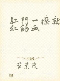 肛门一擦就有鲜红的血