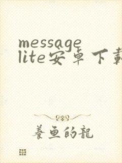 messagelite安卓下载封面
