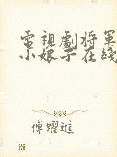 电视剧将军家的小娘子在线看