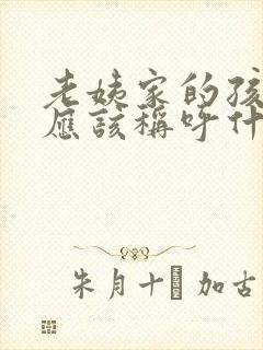 老姨家的孩子我应该称呼什么封面