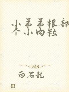 小弟弟根部长了个小肉粒