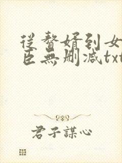 从赘婿到女帝宠臣无删减txt