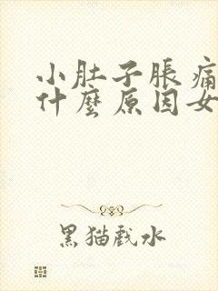 小肚子胀痛腰痛什么原因女性