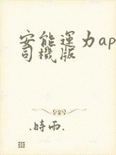 安能运力app司机版