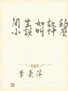周生如故的原著小说叫什么名字