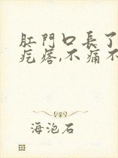 肛门口长了个肉疙瘩,不痛不痒封面