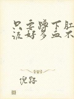 只要蹲下肛门就流好多血不痛封面