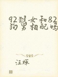 92猴女和82狗男相配吗婚姻