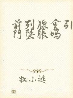 前列腺会引起肛门坠胀吗