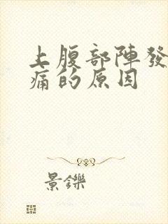 上腹部阵发性绞痛的原因