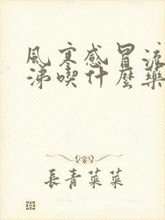 风寒感冒流清鼻涕吃什么药好得快