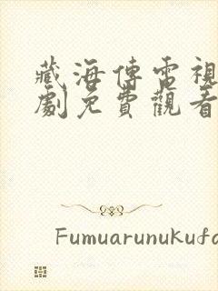 藏海传电视连续剧免费观看全集