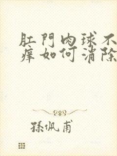 肛门肉球不痛不痒如何消除封面