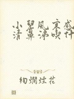 小儿风寒感冒流清鼻涕吃什么药