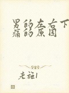 男的左右下腹疼痛的原因