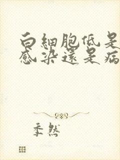 白细胞低是细菌感染还是病毒感染