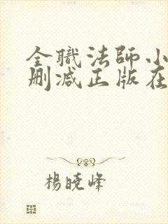 全职法师小说无删减正版在线阅读封面