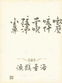 小孩子咳嗽流清鼻涕吃什么药封面