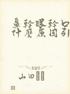 鼻干眼干口干是什么原因引起的封面