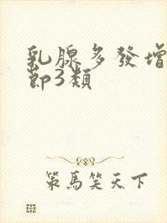 乳腺多发增生结节3类