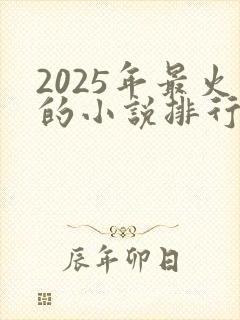 2025年最火的小说排行榜前十名