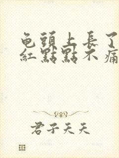 龟头上长了好多红点点不痛不痒