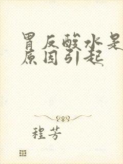 胃反酸水是什么原因引起