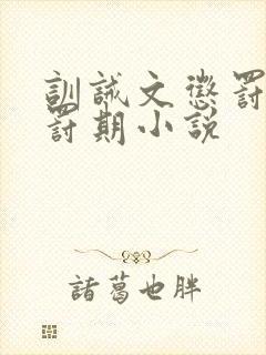 训诫文惩罚期责罚期小说封面